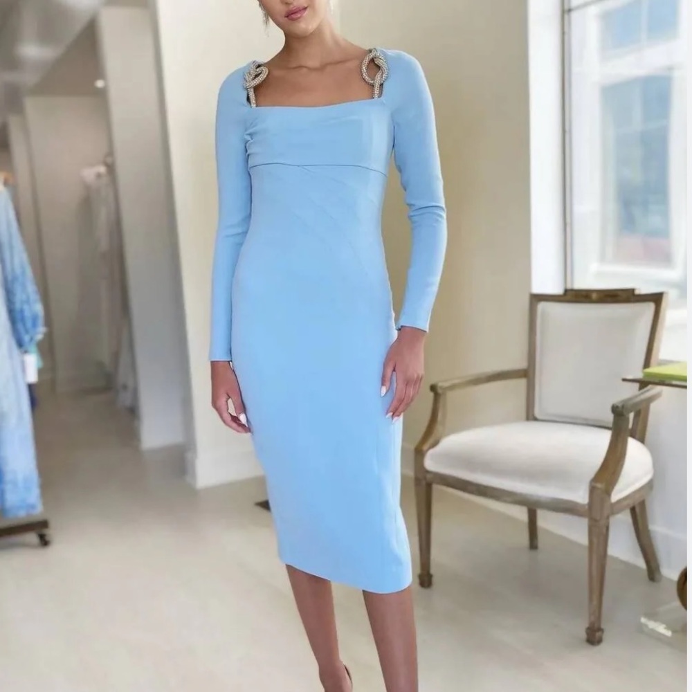 Rachel Gilbert Blaise Dress in Blue SZ US 2 NWT
